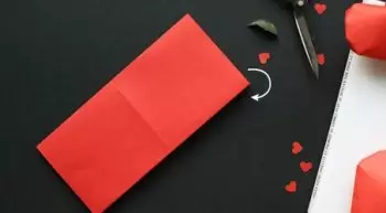 Hjertet af papir Origami: Sådan laver du med en ordning og video