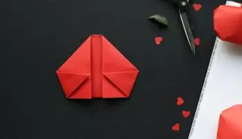 Srce papira origami: kako napraviti s shemom i video