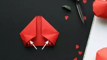 Cœur de papier origami: comment faire avec un schéma et une vidéo