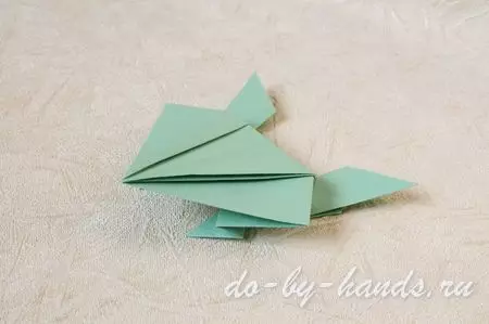Оригами жаба папир за децу: Шема са фотографијама и видео занатовима