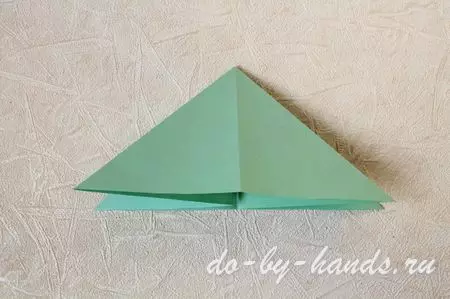 Origami Frog Paper voor kinderen: Schema met foto's en video door ambachten