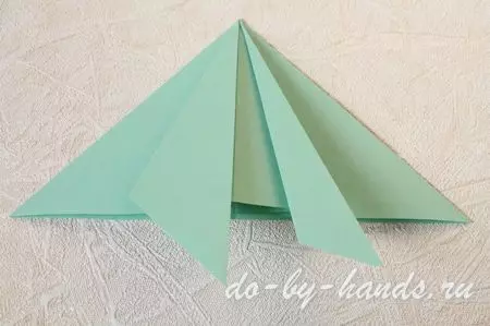 Páipéar frog origami do leanaí: Scéim le grianghraif agus físeán ag ceardaíocht