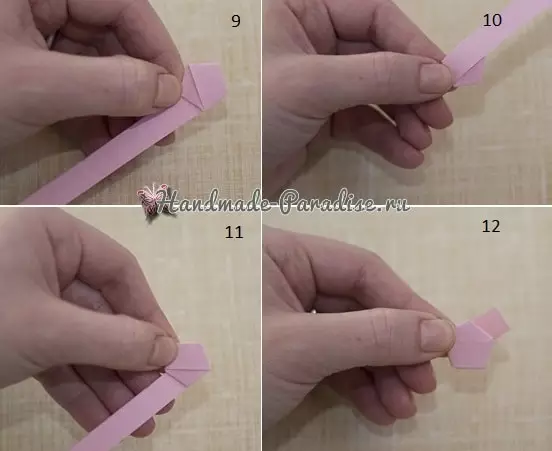 Sprrockets Papur yn Techneg Origami