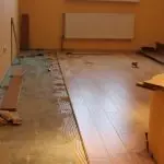What happens if you lay a laminate for an uneven floor?