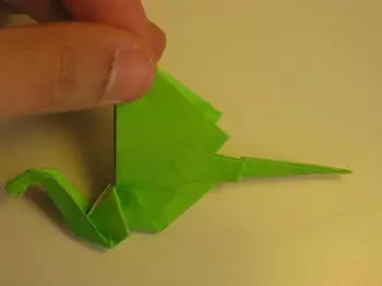 Origami draak van papier: hoe om te maak vir beginners met 'n skema en video