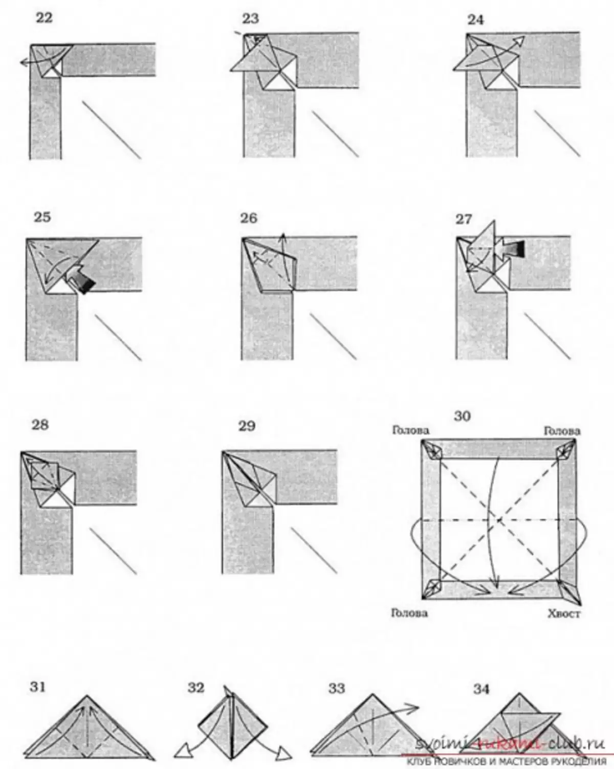 Оригами аждаһа кәгазеннән: схема һәм видео белән башлап җибәрүчеләргә ничек ясарга