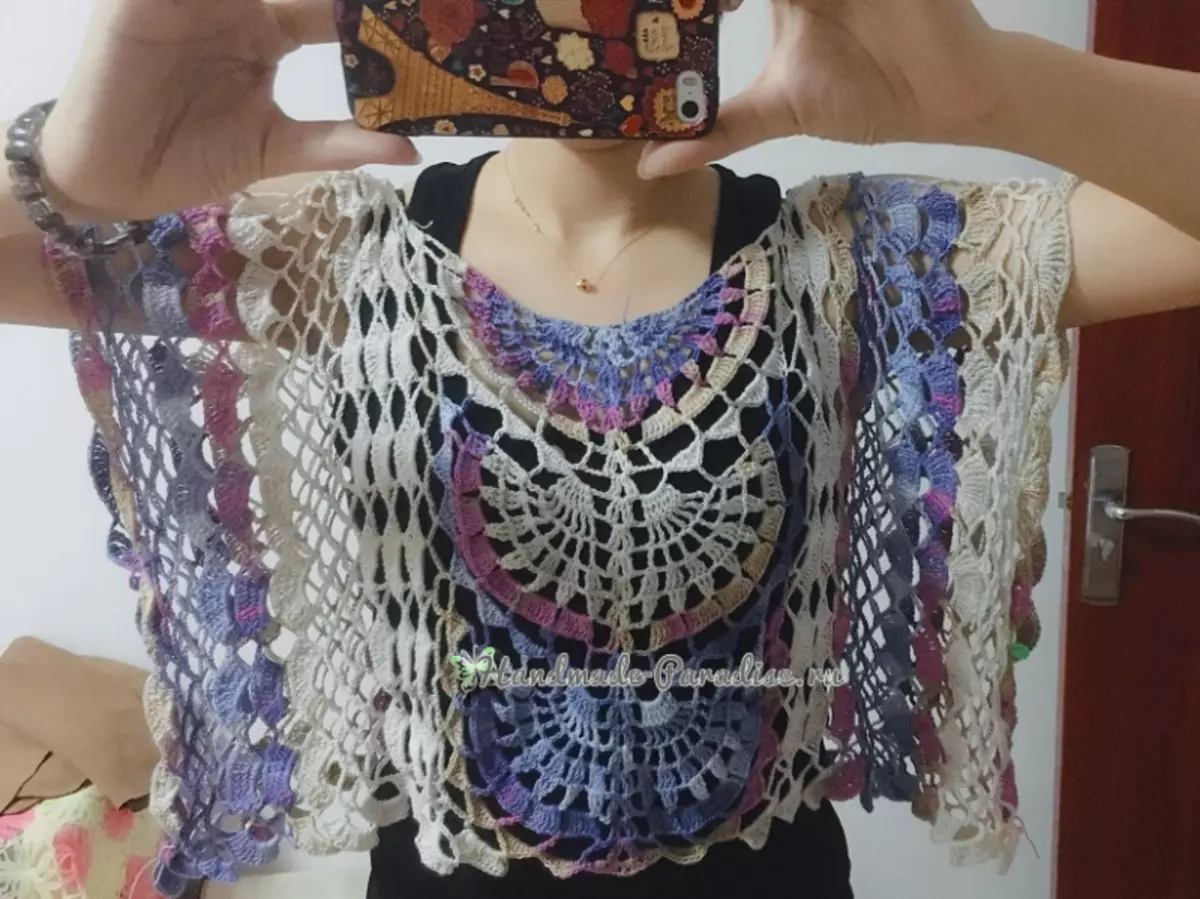 Elegant Blouse Crochet. Schema