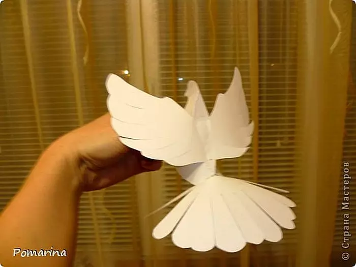 Hur man gör en duva från papper Origami Gör det själv med system och video