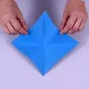 ວິທີການສ້າງນົກກາງແກຈາກເຈ້ຍ Origami ເຮັດມັນດ້ວຍຕົວທ່ານເອງດ້ວຍແຜນການແລະວີດີໂອ