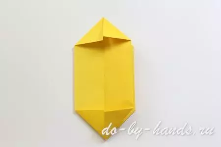Оригами хартиената кутия го прави сами с капак и изненада