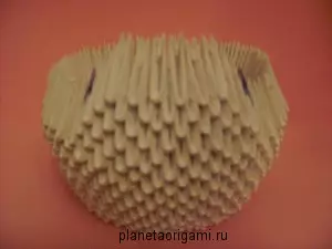 Cov khoom siv tes los ntawm Origami Modules: cov tsiaj loj thiab swan nrog MK thiab video