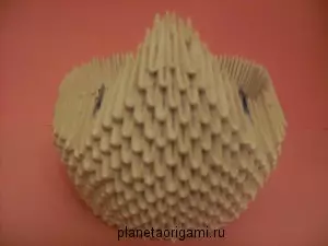 Hantverk från origami-moduler: stora djur och svan med MK och video