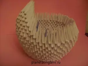 Atizana soti nan modil Origami: gwo bèt ak Swan ak MK ak videyo