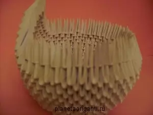 Kraf dari modul origami: haiwan besar dan angsa dengan mk dan video
