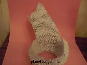 Ubuciko obuvela kumamojula we-origami: izilwane ezinkulu kanye ne-swan nge-mk nevidiyo