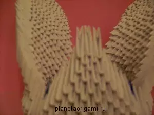 Ubuciko obuvela kumamojula we-origami: izilwane ezinkulu kanye ne-swan nge-mk nevidiyo
