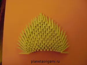 Mjeshtëri nga modulet origami: kafshë të mëdha dhe mjellmë me MK dhe video