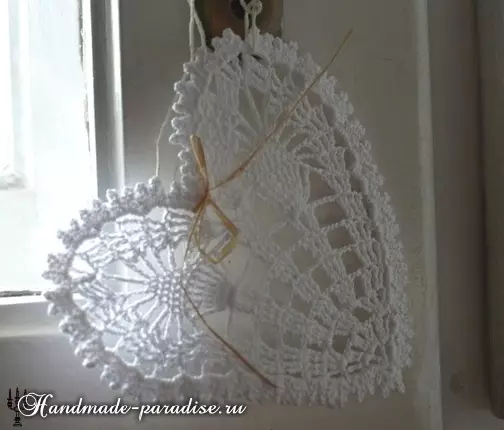 Knit Crochet Miftuħ Qalb. Skemi