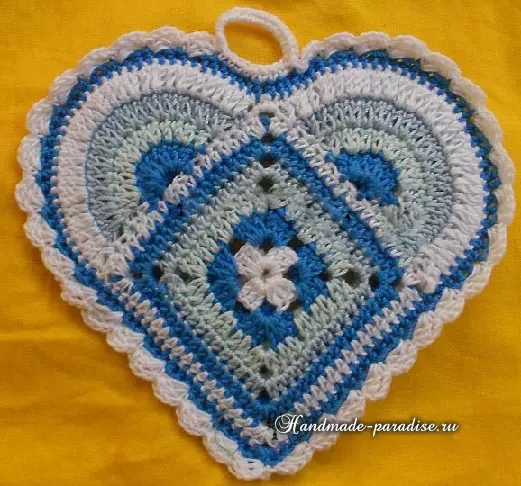 Knit crochet ανοιχτό καρδιά. Σχέδια