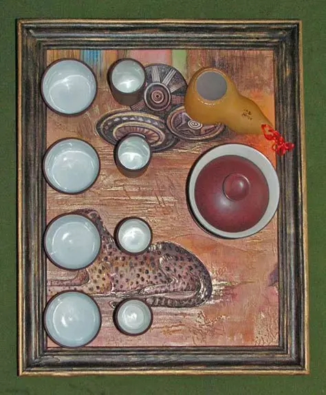 Mesa de té coas súas propias mans (unha bandexa para unha cerimonia de té)