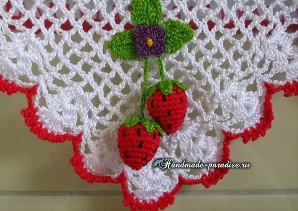 Lace Crochet kanggo Towel Taling Dapel