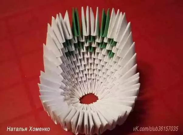 Peacock din modulele Origami: schema de asamblare cu MK și Video