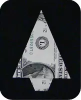 Origami puldan tashqarida: diagramma va video bilan bog'lanish va gullar bilan ko'ylak