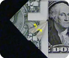 Origami pénzből: ing nyakkendővel és virágokkal, diagrammal és videóval