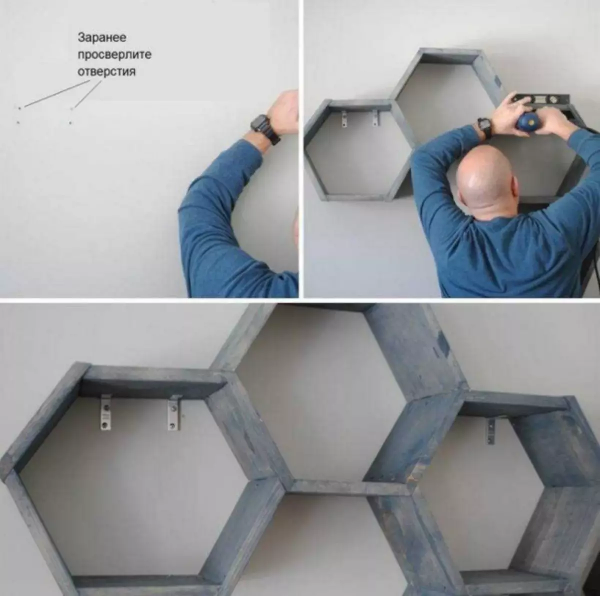 Hur man gör hyllor för väggar gör det själv - 60 bilder av idéer