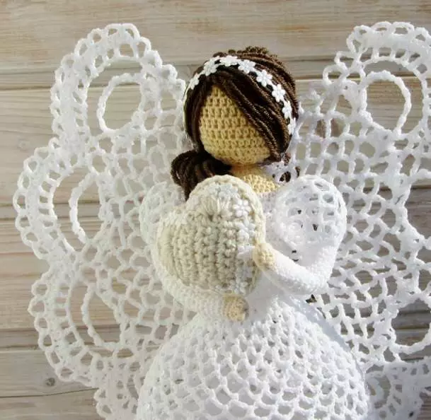 Openwork Angels Crochet. Sheme