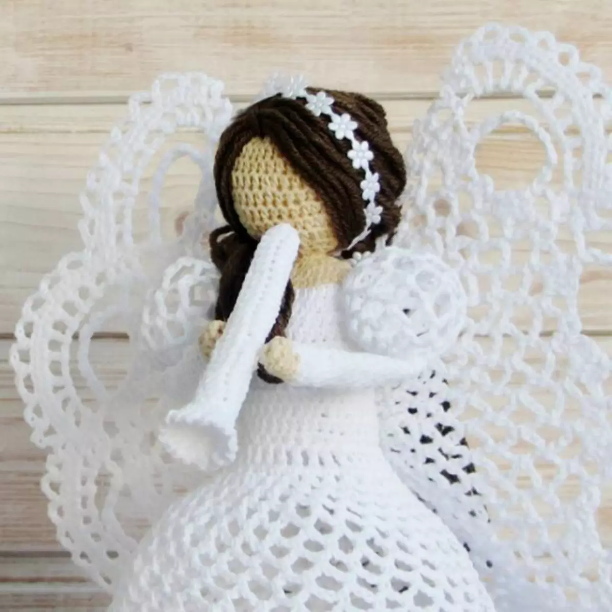 Openwork Angels Crochet. Skim