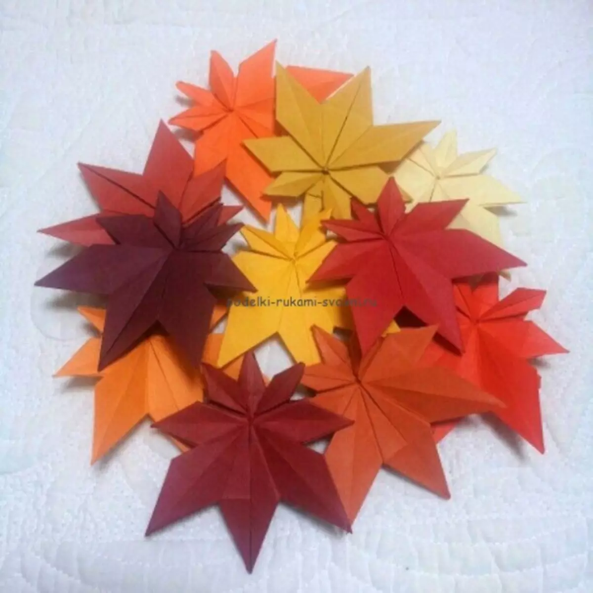 Осенние поделки оригами
