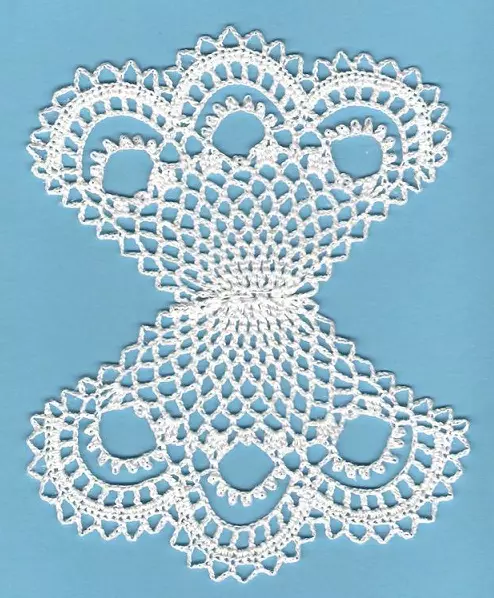 Openwork Angels Crochet-en eskemak