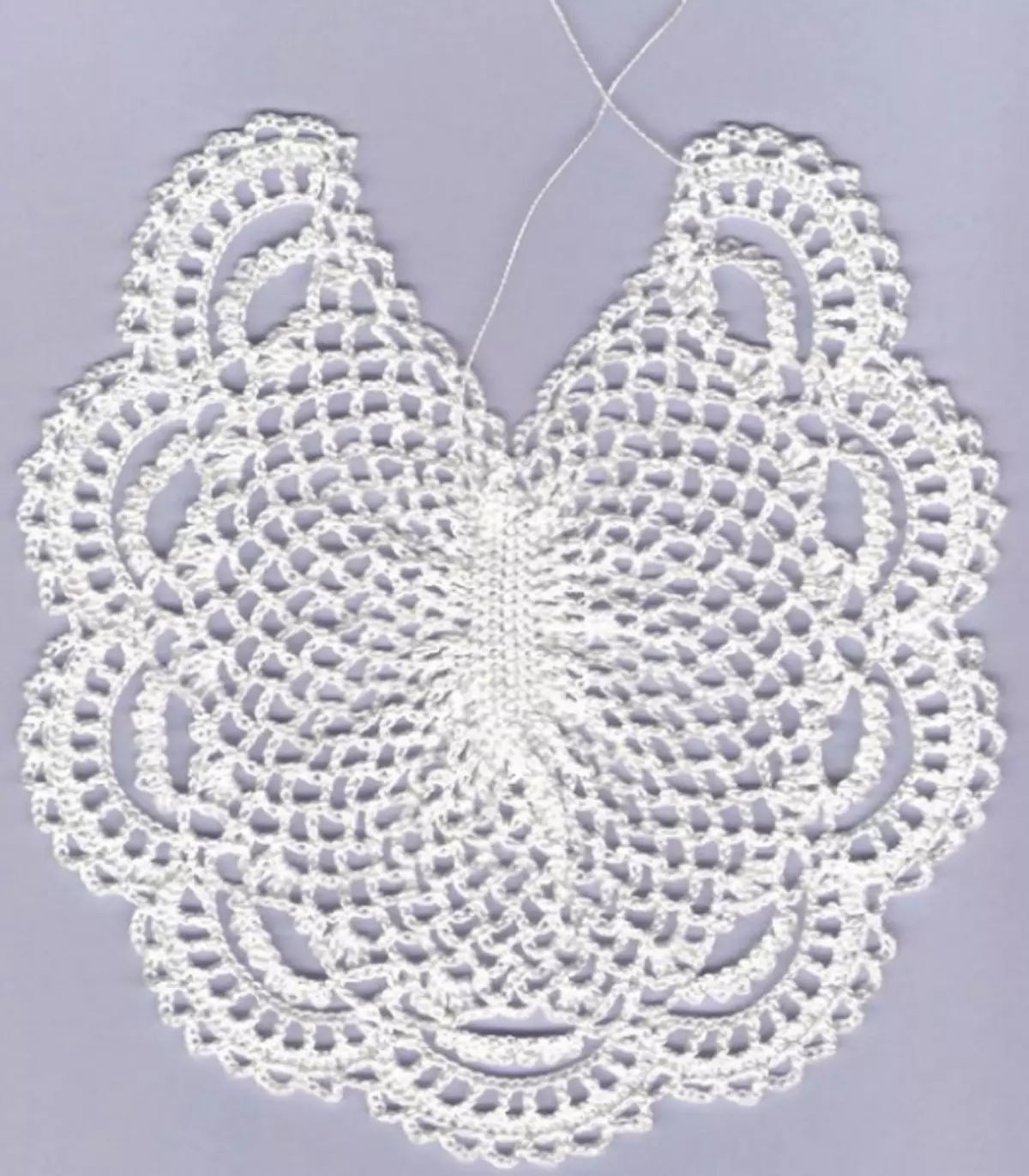 ওপেনওয়ার্ক এঞ্জেলস crochet এর স্কিম