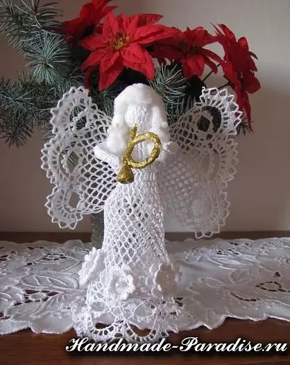 Openwork Angels Crochet-en eskemak