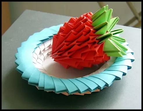 Skema origami ti modul di Rusia: pelajaran sederhana pikeun pamula
