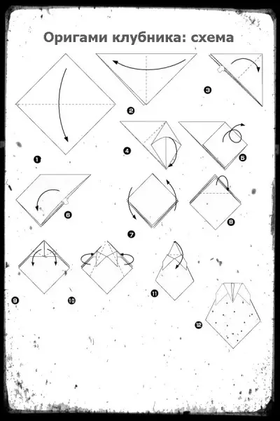 Origami schemos iš modulių rusų kalba: paprastos pamokos pradedantiesiems