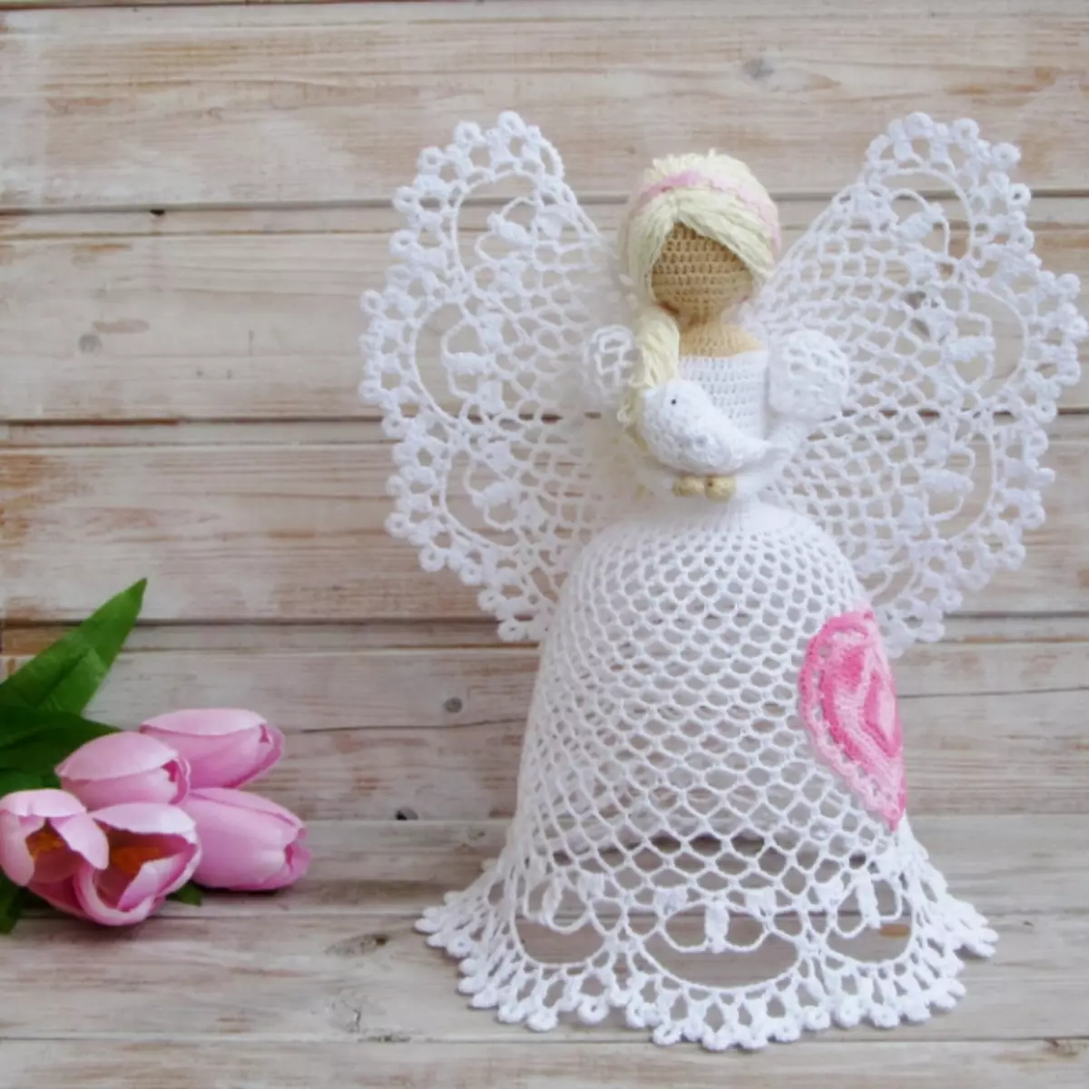 El crochet más hermoso de los ángeles del puerto.