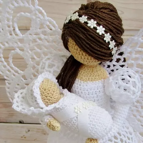 ყველაზე ლამაზი ღია ანგელოზები Crochet