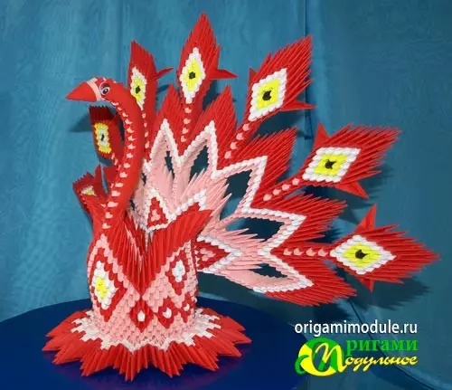 Origami Modular: Peacock, Master Class dengan Majelis dan Video