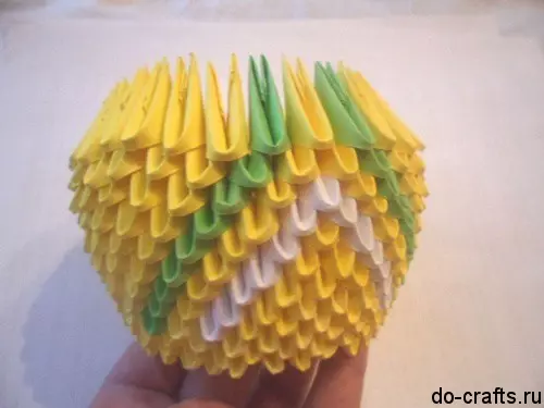 Modular Origami: Peacock, Master Class með samsetningu og myndband