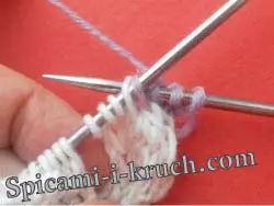 Tècnica Enternak agulles de teixir per a principiants amb descripció i foto