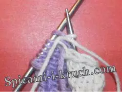 Técnica Enterlak tejiendo agujas para principiantes con descripción y foto.