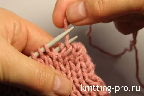 Kufungwa kwa elastic ya loops na knitting na picha na video