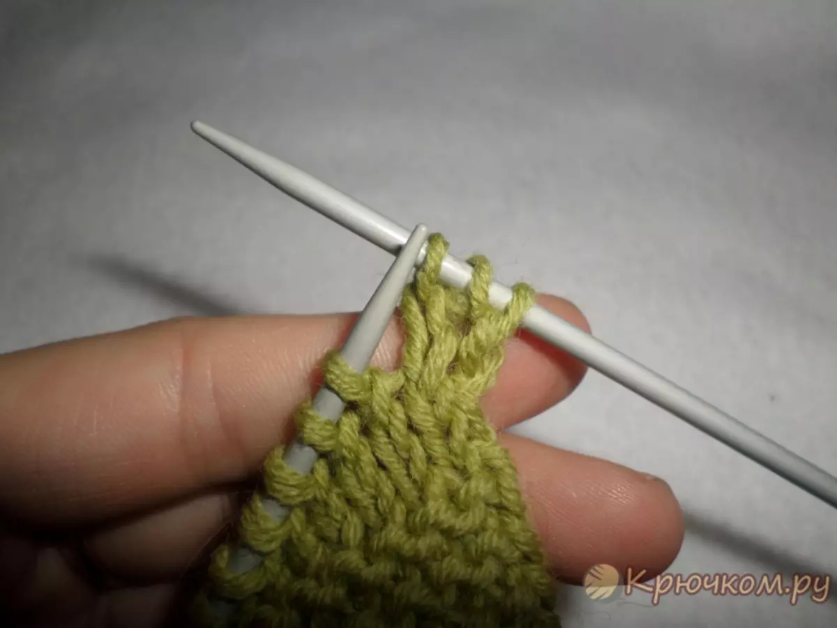 Închiderea elastică a buclelor cu tricotat cu fotografii și video