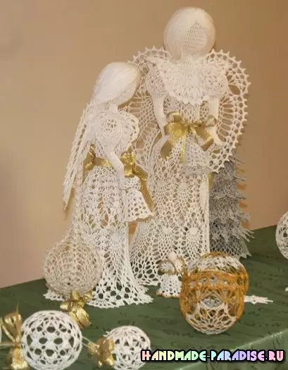 Crăciun OpenWork Angels Crochet. Idei