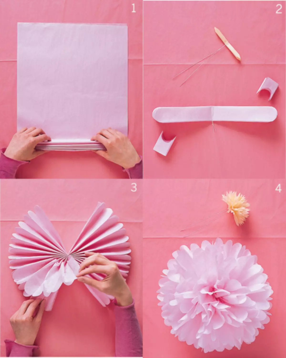 Hoe om 'n papierblom te maak met jou eie hande: instruksie met foto's en video's