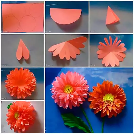 So erstellen Sie eine Papierblume mit Ihren eigenen Händen: Anleitung mit Fotos und Videos