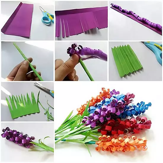 Cómo hacer una flor de papel con tus propias manos: instrucciones con fotos y videos.