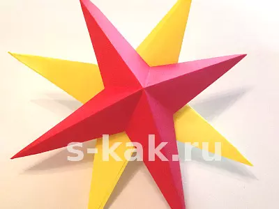 Estrela de papel com suas próprias mãos em 23 de fevereiro com fotos e vídeos
